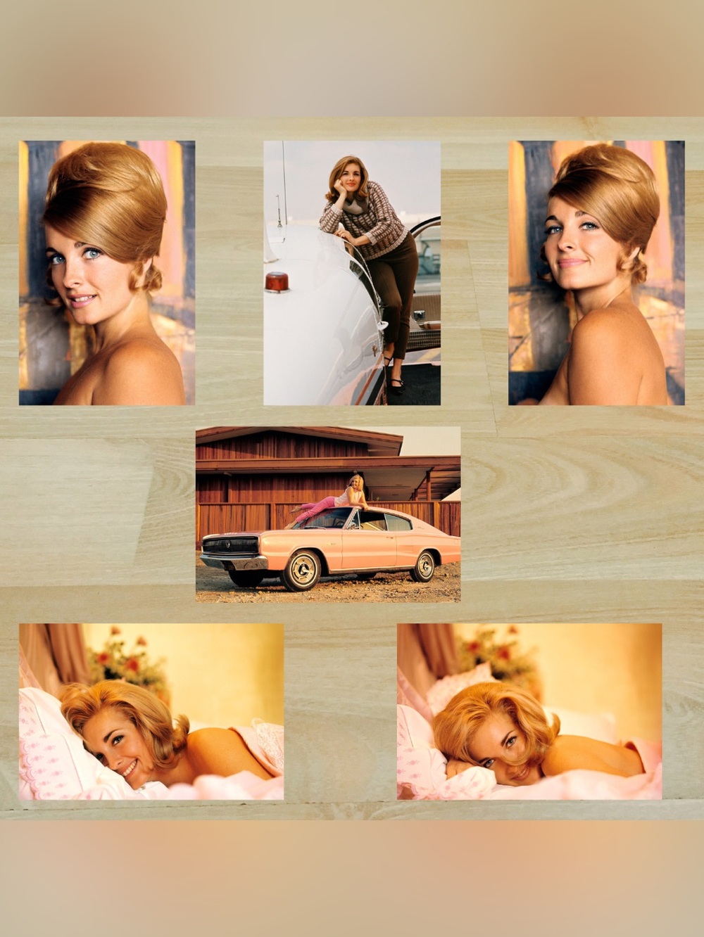 1960s Allison Parks American Actress Model Vintage 4x6 6pc Photo Set #1